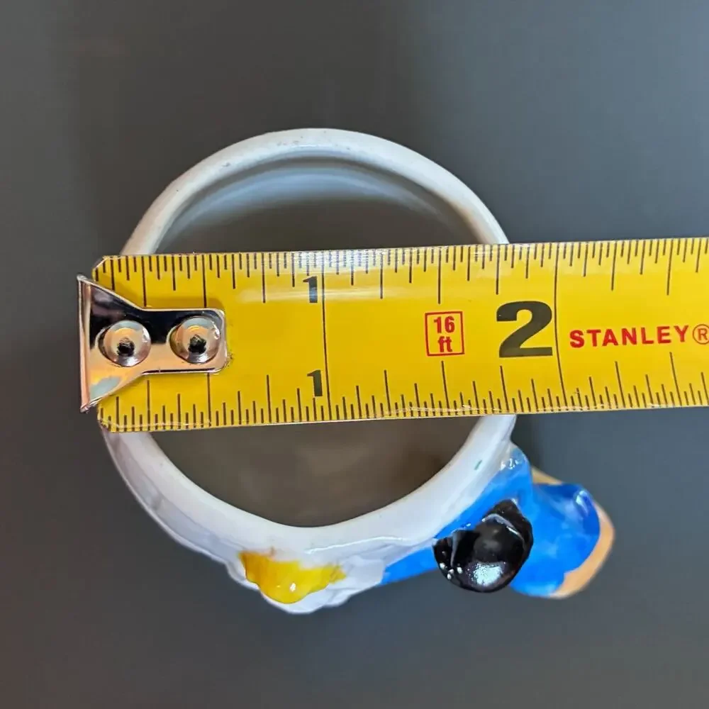 Vintage Made in Japan Risqué Novelty Barrel Mug Figural Man Woman Ceramic